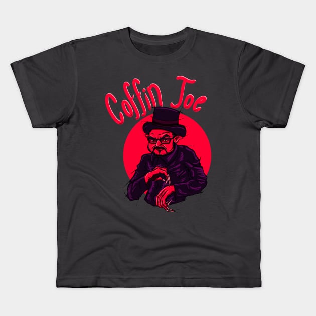 Coffin Joe Kids T-Shirt by Vallegrito